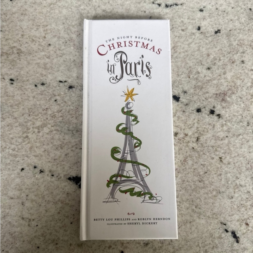 NWOT The night before Christmas in Paris book